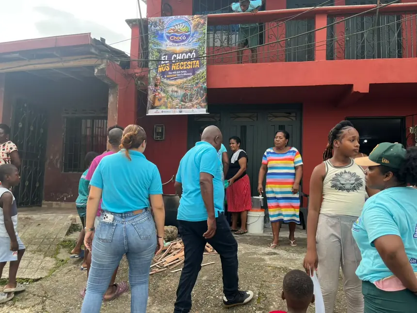 Jornada de olla comunitaria del Banco de Alimentos del Chocó tras el sismo
