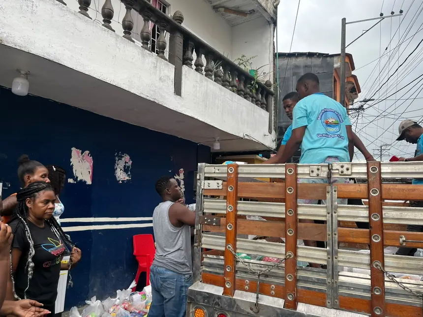 Jornada de olla comunitaria del Banco de Alimentos del Chocó tras el sismo